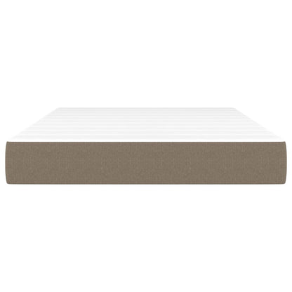 Materasso a Molle Insacchettate Grigio Tortora 120x200x20 cm