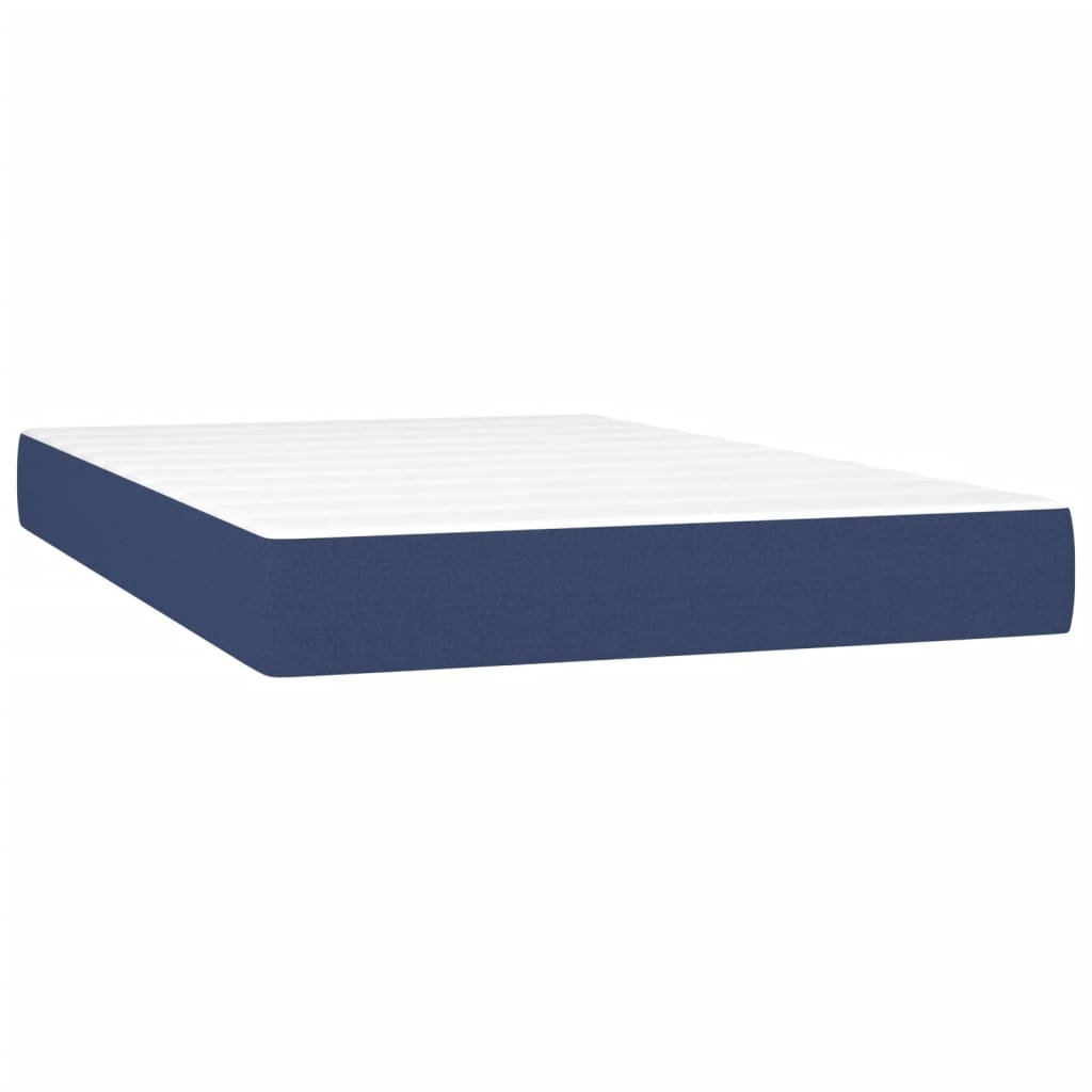 Materasso a Molle Insacchettate Blu 120x200x20 cm in Tessuto