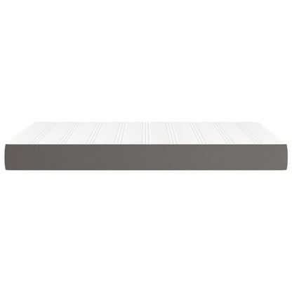 Materasso a Molle Grigio 120x200x20 cm in Similpelle