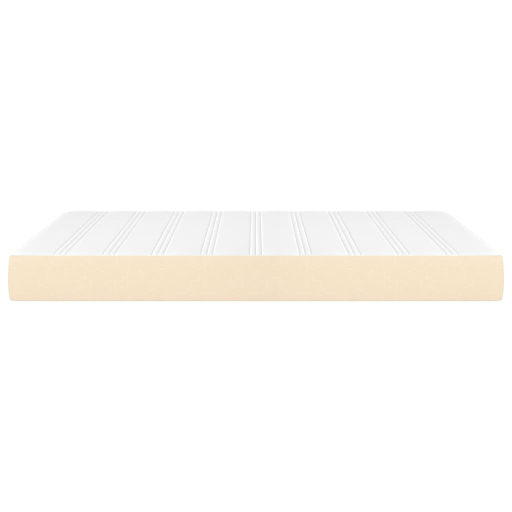 Materasso a Molle Insacchettate Cream 140x190x20 cm in Tessuto