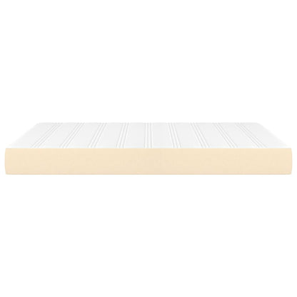 Materasso a Molle Insacchettate Cream 140x190x20 cm in Tessuto
