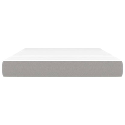 Materasso a Molle Insacchettate Grigio Chiaro 140x200x20 cm