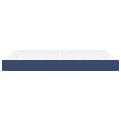 Materasso a Molle Insacchettate Blu 140x200x20 cm in Tessuto