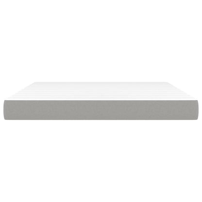 Materasso a Molle Insacchettate Grigio Chiaro 160x200x20 cm