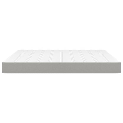 Materasso a Molle Insacchettate Grigio Chiaro 160x200x20 cm