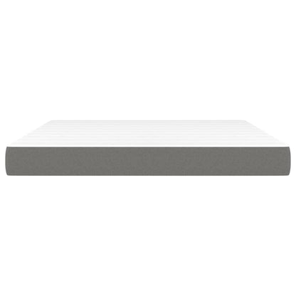 Materasso a Molle Insacchettate Grigio Scuro 160x200x20 cm