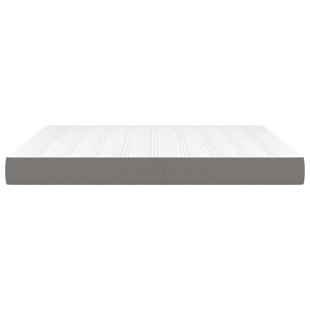 Materasso a Molle Insacchettate Grigio Scuro 160x200x20 cm