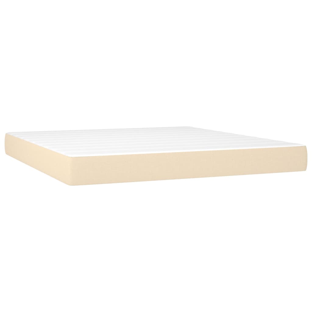 Materasso a Molle Insacchettate Crema 160x200x20 cm