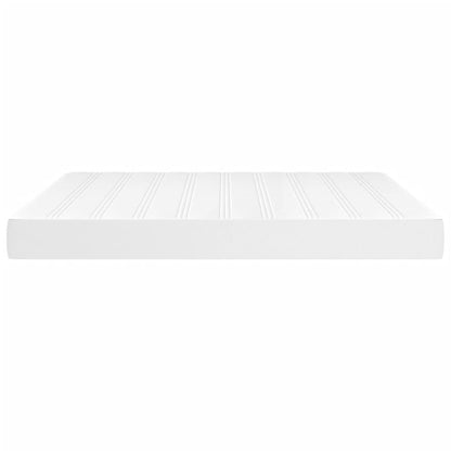 Materasso a Molle Bianco 160x200x20 cm in Similpelle