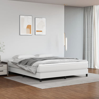 Materasso a Molle Bianco 160x200x20 cm in Similpelle