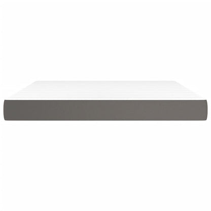 Materasso a Molle Grigio 160x200x20 cm in Similpelle