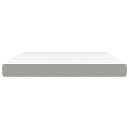 Materasso a Molle Insacchettate Grigio Chiaro 180x200x20 cm