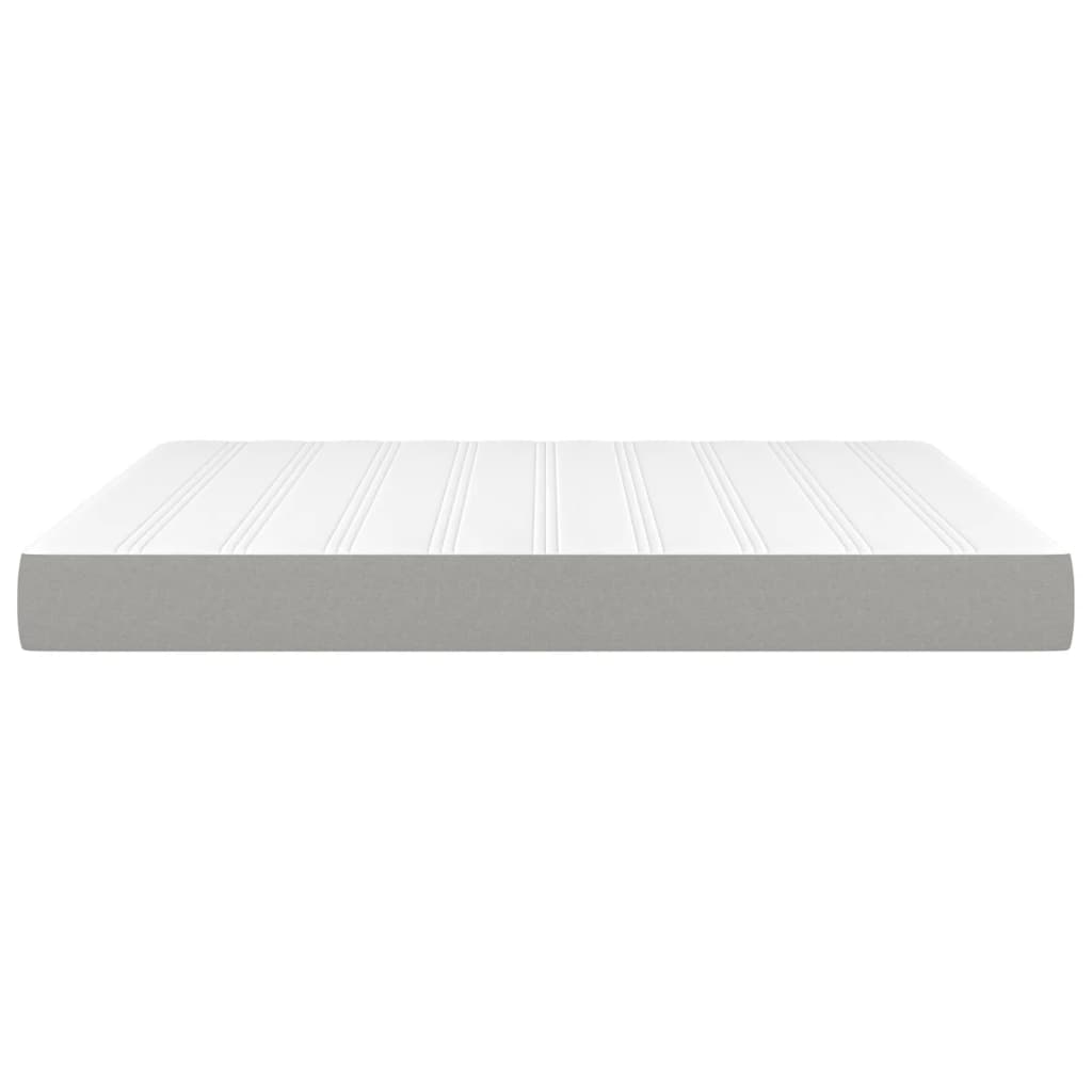 Materasso a Molle Insacchettate Grigio Chiaro 180x200x20 cm