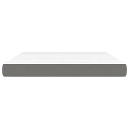 Materasso a Molle Insacchettate Grigio Scuro 180x200x20 cm