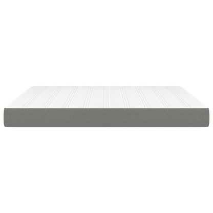 Materasso a Molle Insacchettate Grigio Scuro 180x200x20 cm