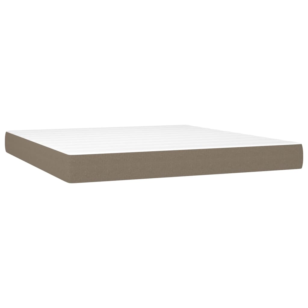 Materasso a Molle Insacchettate Grigio Tortora 180x200x20 cm