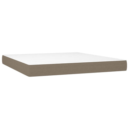 Materasso a Molle Insacchettate Grigio Tortora 180x200x20 cm