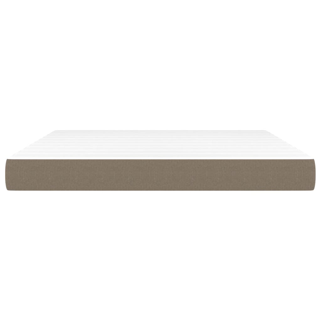 Materasso a Molle Insacchettate Grigio Tortora 180x200x20 cm
