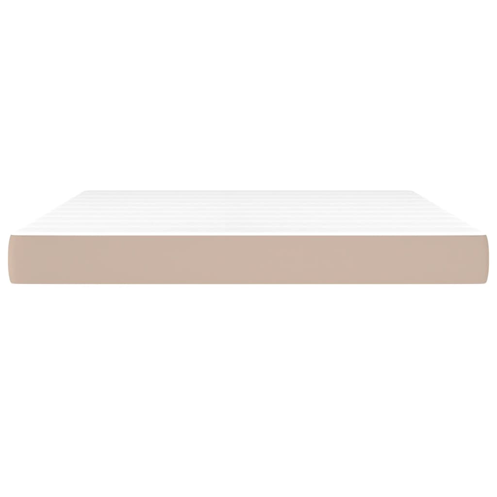 Materasso a Molle Cappuccino 180x200x20 in Similpelle