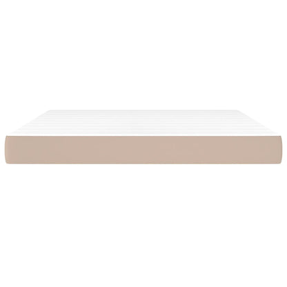 Materasso a Molle Cappuccino 180x200x20 in Similpelle