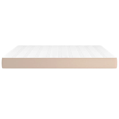 Materasso a Molle Cappuccino 180x200x20 in Similpelle