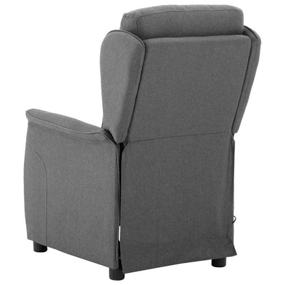 Sedia da massaggio Grigio chiaro 93.5 x 67.5 x 101.5 cm Tessuto