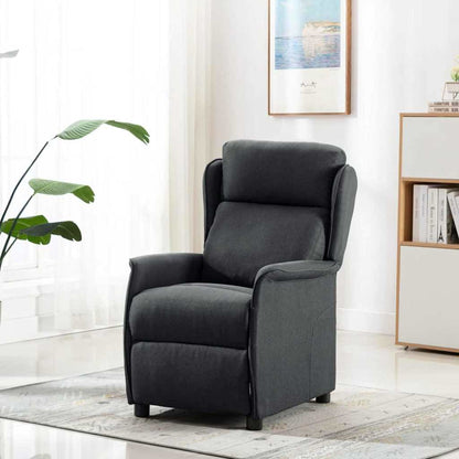 Sedia da massaggio Grigio scuro 93.5 x 67.5 x 101.5 cm Tessuto
