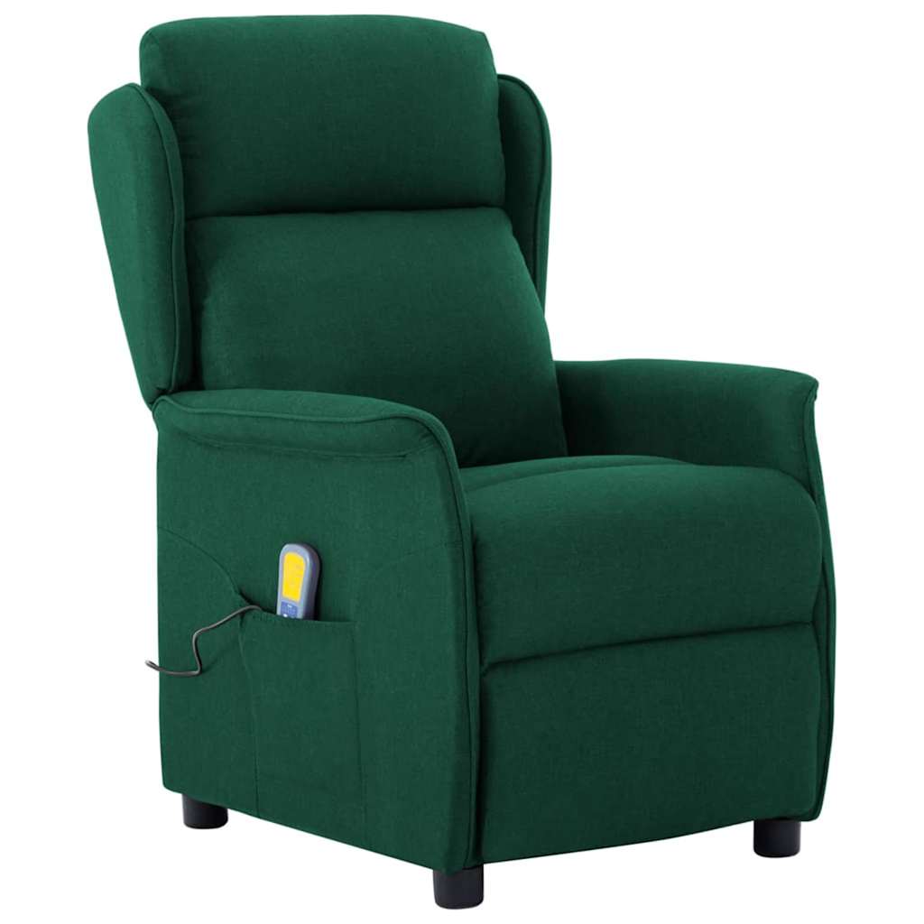 Sedia da massaggio Verde Scuro 93.5 x 67.5 x 101.5 cm Tessuto