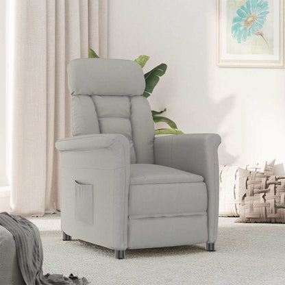 poltrona Grigio chiaro 96,5 x 70,5 x 95 cm Microfibra