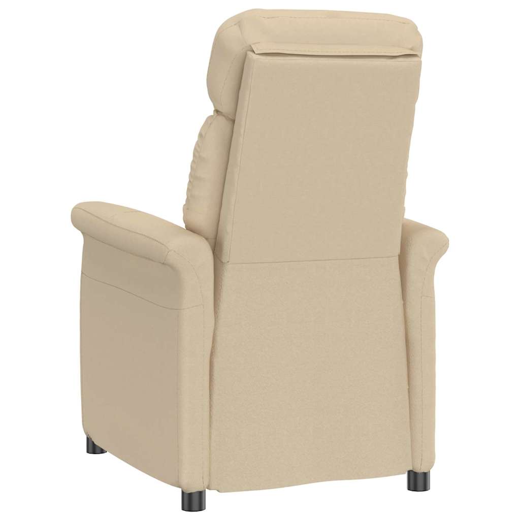 poltrona Crema 96,5 x 70,5 x 95 cm Microfibra