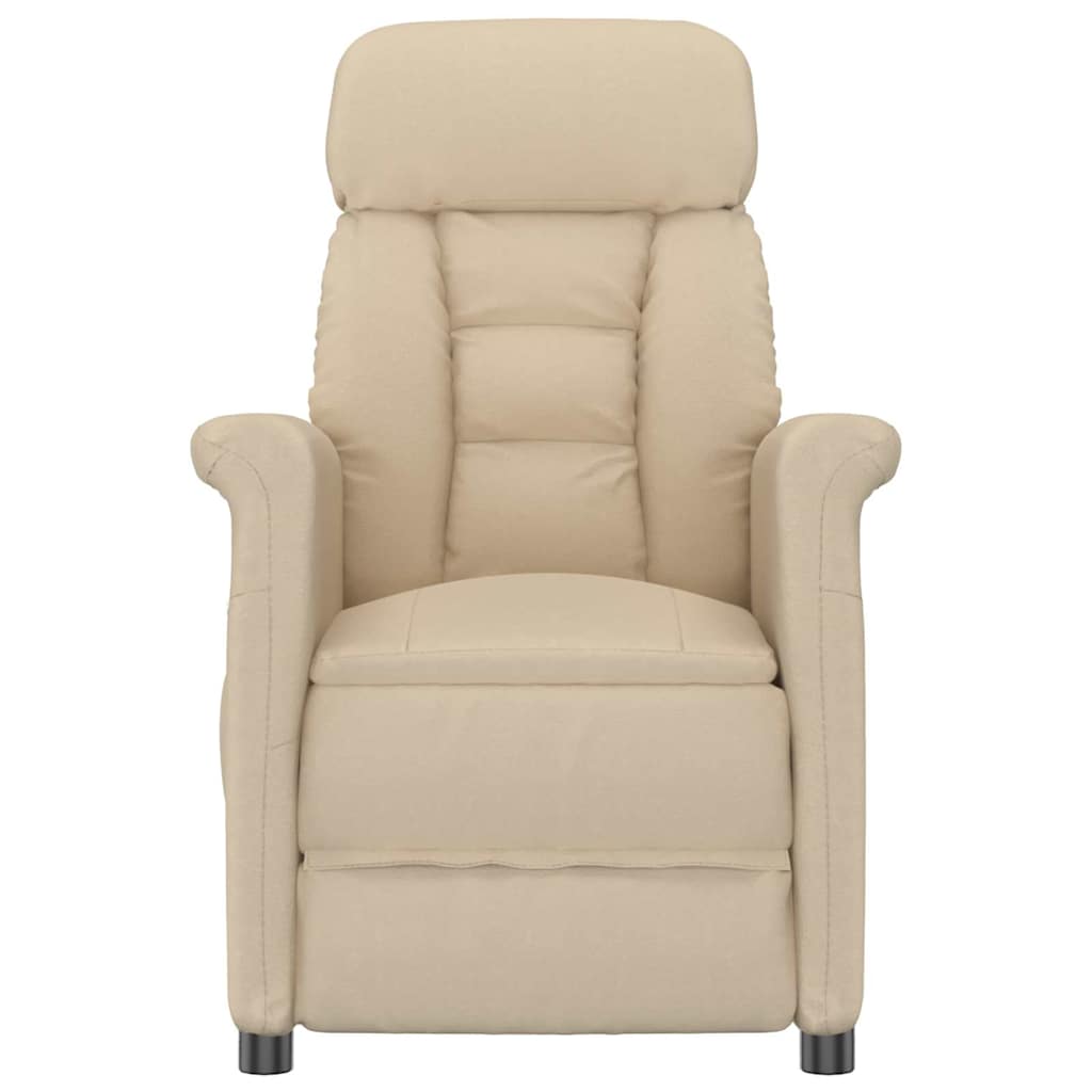 poltrona Crema 96,5 x 70,5 x 95 cm Microfibra