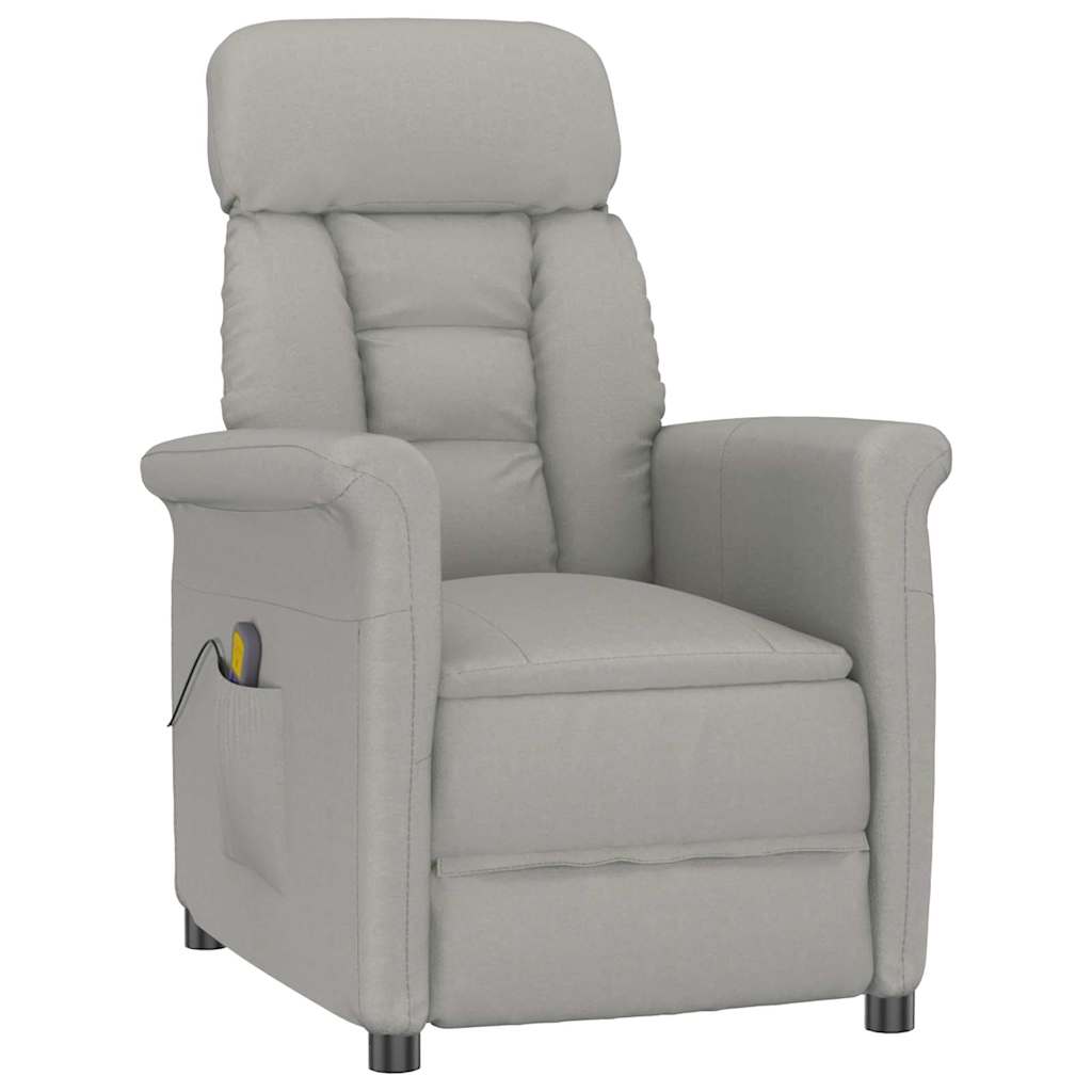 Sedia da massaggio Grigio chiaro 70.5 x 96.5 x 95 cm Poliestere