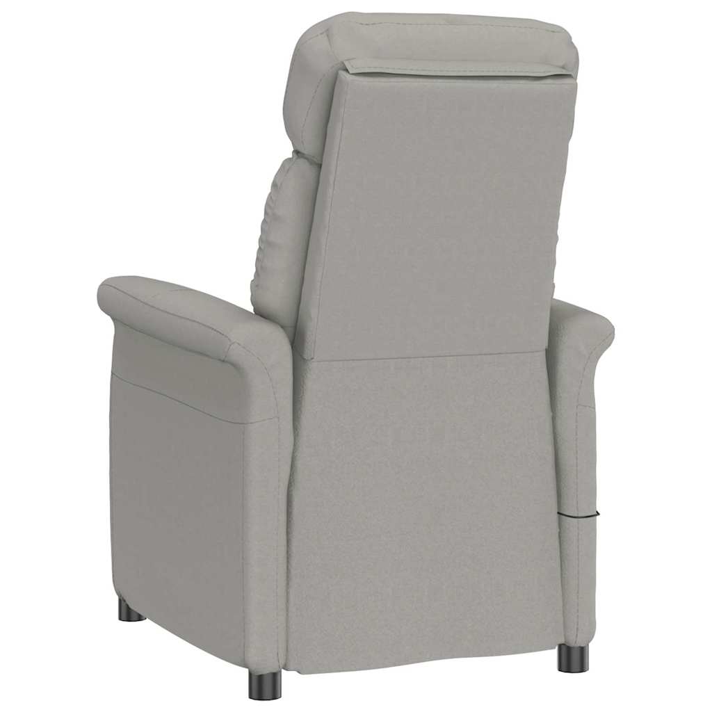 Sedia da massaggio Grigio chiaro 70.5 x 96.5 x 95 cm Poliestere