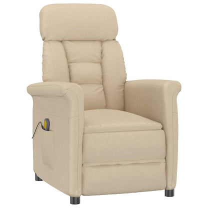 Sedia da massaggio Crema 70.5 x 96.5 x 95 cm Tessuto e metallo
