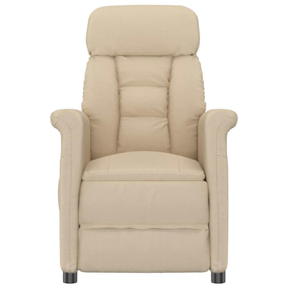 Sedia da massaggio Crema 70.5 x 96.5 x 95 cm Tessuto e metallo