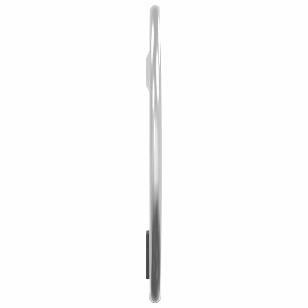Specchio da Parete Argento Ã˜ 20 cm Rotondo
