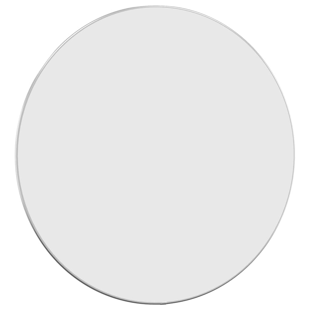 Specchio da Parete Argento ÃƒËœ 60 cm Rotondo