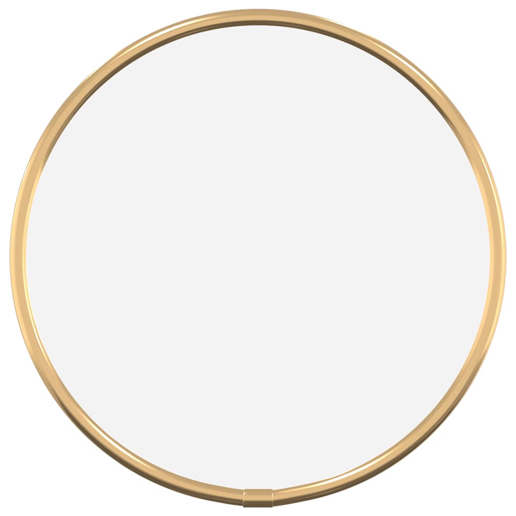 Specchio da Parete Dorato Ã˜ 20 cm Rotondo