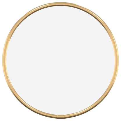 Specchio da Parete Dorato Ã˜ 20 cm Rotondo