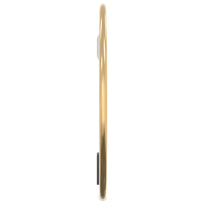 Specchio da Parete Dorato Ã˜ 20 cm Rotondo