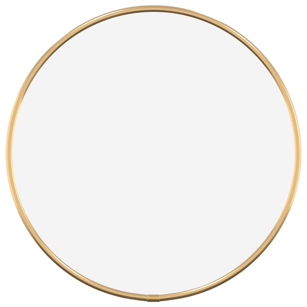 Specchio da Parete Dorato Ã˜ 30 cm Rotondo