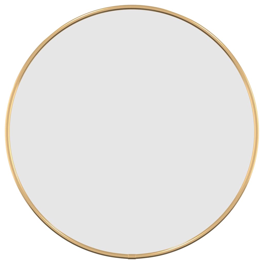 Specchio da Parete Dorato Ã˜ 40 cm Rotondo