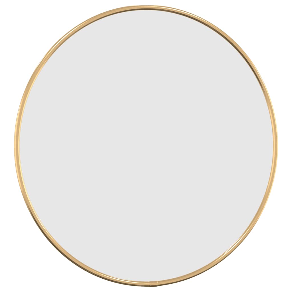 Specchio da Parete Dorato Ã˜ 40 cm Rotondo