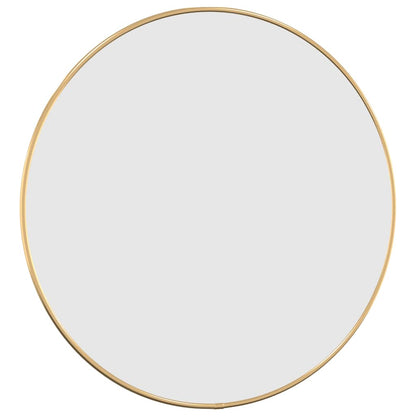 Specchio da Parete Dorato Ã˜ 50 cm Rotondo