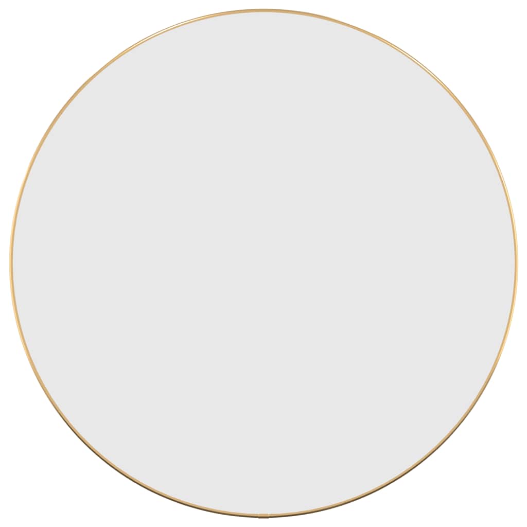 Specchio da Parete Dorato Ã˜ 60 cm Rotondo