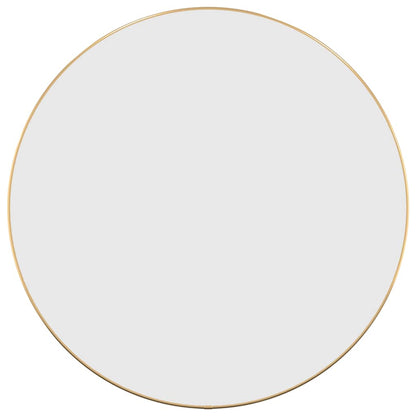 Specchio da Parete Dorato Ã˜ 60 cm Rotondo