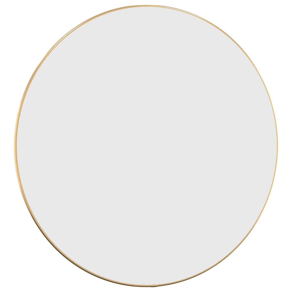 Specchio da Parete Dorato Ã˜ 60 cm Rotondo