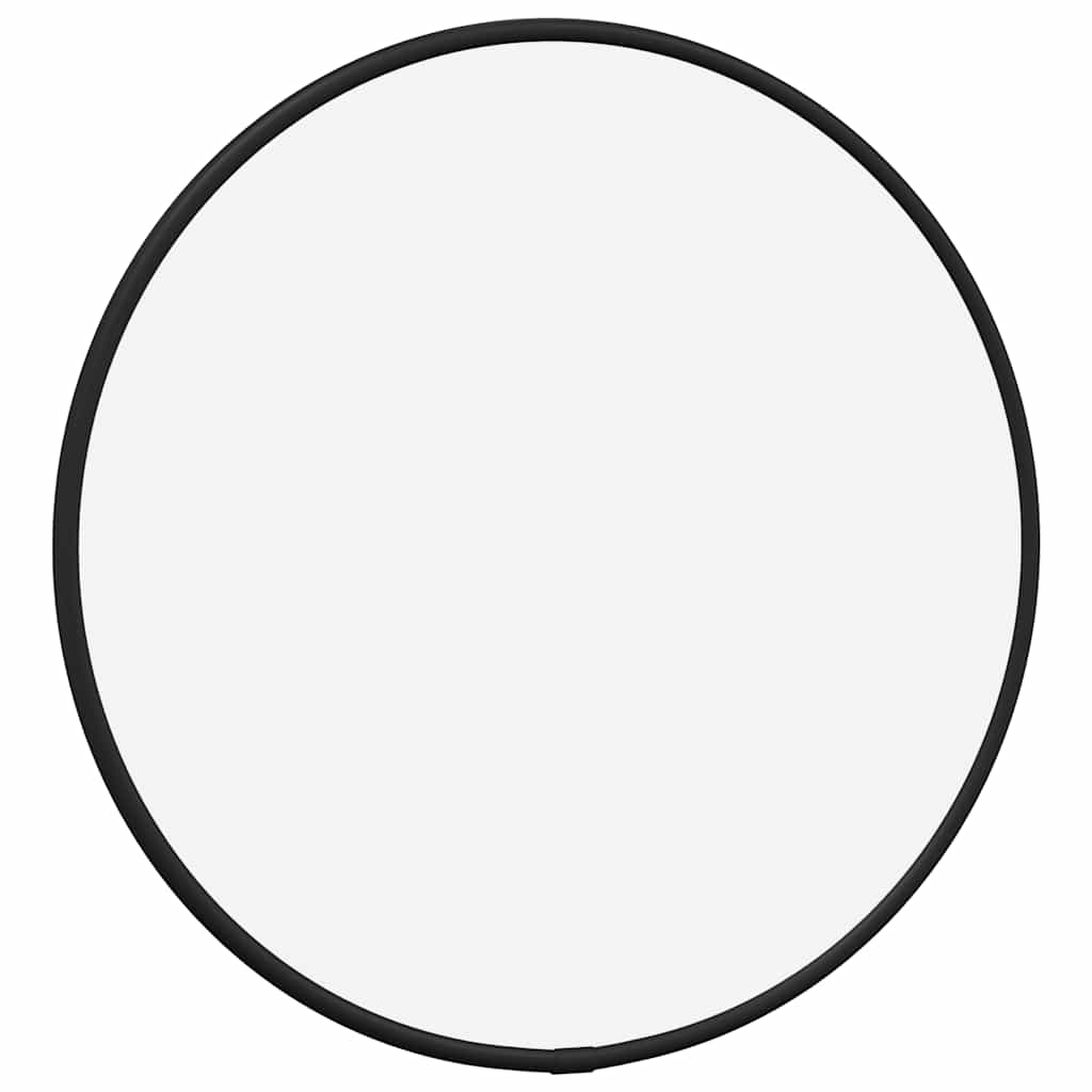 Specchio da Parete Nero Ã˜ 30 cm Rotondo
