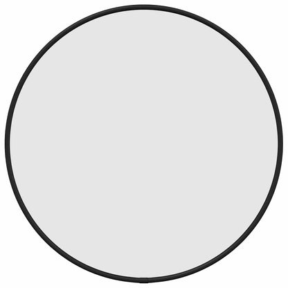 Specchio da Parete Nero Ã˜ 40 cm Rotondo