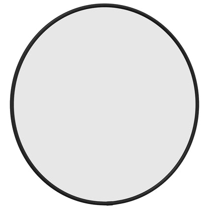 Specchio da Parete Nero Ã˜ 40 cm Rotondo